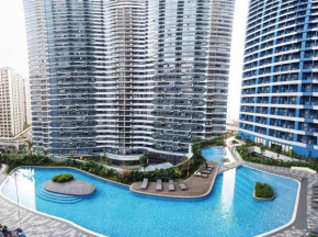 Fully Furnished Studio with Balcony in Air Residences Makati Philippines